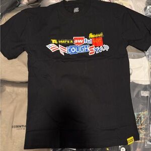 "Cough Syrup" Graphic Black Tee
